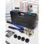 Pince  sertir professionnelle - amzcnc - profil th - mchoires 16 - 20 - 26 - 32 mm - pression 80 kn ...