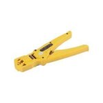 Pince à sertir - marque - modèle - rj11 / rj12 / rj45 - jaune Pince à sertir - marque - modèle - rj11 / rj12 / rj45 - jaune