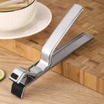 Pince de soulevement pour casserole et plat chaud acier inoxydable poign�e antid�rapante et isolante ...