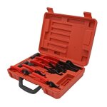 Lot pince pour circlips extérieur intérieur set 11 pièces becs coudés Lot pince pour circlips extérieur intérieur set 11 pièces becs coudés
