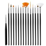 Pinceaux À ongles professionnel dessin stylo de peinture pinceau manucure nail art brosses kit - noir ... Pinceaux À ongles professionnel dessin stylo de peinture pinceau manucure nail art brosses kit - noir ...