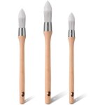 Pinceaux ronds à rechampir synthétiques - 3 paquets - qualité et robustesse - taille 15 18 21 Pinceaux ronds à rechampir synthétiques - 3 paquets - qualité et robustesse - taille 15 18 21