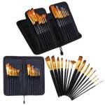 Pinceaux set de art professionnelle pinceau dartiste pour la peinture acrylique laquarelle lhuile et ...