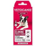 Pipette anti - puces & tiques - vetocanis - traitement et protection - antiparasitaire petit chien 2 ...
