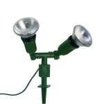 Piquet avec 2 spots - rev ritter - 0595005555 - vert - caoutchouc