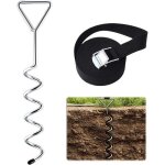 Piquet pour chien - galvanis� - 23 m laisse - installation facile - r�sistant � la corrosion - s�r et ...