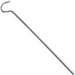 Piquet de tente - cao - lot de 10 - d: 4. 4x230 mm - acier galvanisé Piquet de tente - cao - lot de 10 - d: 4. 4x230 mm - acier galvanisé