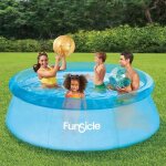 Piscine autoport�e funsicle 244 m x 76 cm transparente