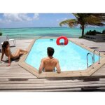Piscine bois   cordoue   - 3. 48 x 2. 15 x 1. 18 m