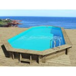 Piscine bois sevilla 145 - 8. 57 x 4. 57 x 1. 45 m
