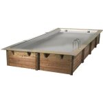 Ubbink piscine bois linéa 350x650 h140cm - liner gris - hors sol semi enterrée ou enterrée - garantie ... Ubbink piscine bois linéa 350x650 h140cm - liner gris - hors sol semi enterrée ou enterrée - garantie ...