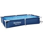 Bestway bestway piscine hors sol tubulaire rectangulaire bestway steel pro 221 x 150 x 43 cm bleu