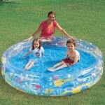 Piscine pour enfants - bestway - 183x33cm - 3 anneaux - poisson - ext�rieur