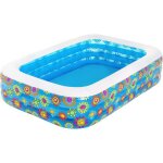 Piscine gonflable - bestway - happy flora - 229 x 152 x 56 cm - impression florale - ext�rieur