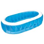 Piscine gonflable pour enfants - bestway - elptica - ovale - vinyle rsistant test - bleu