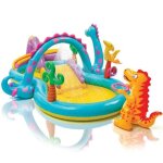 Piscine gonflable - intex - dinoland play center - 333x229x112 cm - capacit� 280l - poids max 81kg