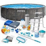 Piscine de jardin � cadre - intex - 457x122 cm - capacit� 16805 litres - pompe de filtration 3785 l / ...