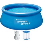 Ensemble de piscine quick up 244 x 76 cm avec pompe de filtration