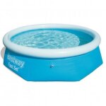 Piscine hors - sol - bestway - fast set - 244x66 cm - gonflable - matriau durable