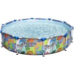 Piscine hors sol tubulaire bestway - steel pro? - 305 x 66 cm - ronde Piscine hors sol tubulaire bestway - steel pro? - 305 x 66 cm - ronde
