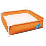 Piscine tubulaire amovible pour enfants - bestway - ma premi�re piscine - rectangulaire - 122x122x305 ...