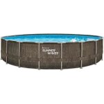 Piscine tubulaire aspect tr�ss� �610 x122m summer waves