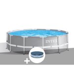 Kit piscine tubulaire intex prism frame ronde 366 x 122 m + bche de protection