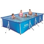 Piscine tubulaire rectangulaire - bestway - family splash frame - 400x211x81cm - 5700l - filtre � cartouche ...