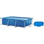 Piscine tubulaire rectangulaire intex metal frame junior (l)300 x (l)200 x (h)075m avec pdiluve