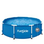 Piscine tubulaire ronde funsicle activity? 2. 44m bleue