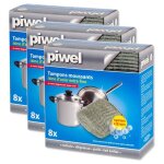 Piwel lot de 3 bo�tes de 8 tampons � r�curer savon citron laine dacier extra - fine