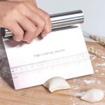 Pizza en acier inoxydable pâte scraper cutter cuisine farine pâtisserie gâteau outil gadge Pizza en acier inoxydable pâte scraper cutter cuisine farine pâtisserie gâteau outil gadge