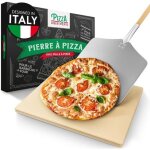 Pizza divertimento pierre  pizza pour four - avec pelle  pizza en bois - pierre pizza en cordirite ...