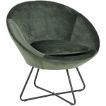 Pkline fauteuil cenna vert sapin noir fauteuil capitonn salon fauteuil club salon