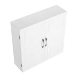 Placard de rangement mural �tag�res r�glables armoire � pharmacie pour salle de bain 60 x 60 x 18 cm ...