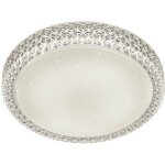 Plafonnier del 24 watts luminaire plafond lampe led salle  manger cristaux toiles ciel