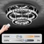 Plafonnier led cristal 36 w diamant style lustre luminosité et température de couleur à intensité variable ... Plafonnier led cristal 36 w diamant style lustre luminosité et température de couleur à intensité variable ...