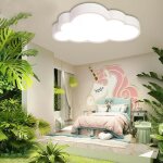 Plafonnier led forme de nuage plafonnier enfants lampe lumire pour chambre denfants 36w
