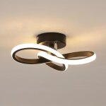 Plafonnier led moderne 20w 4500k lampe de plafond noir pour chambre salon couloir cuisine - taille: 25 ... Plafonnier led moderne 20w 4500k lampe de plafond noir pour chambre salon couloir cuisine - taille: 25 ...