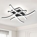Plafonnier led moderne 29w lampe de plafond led dimmable 3000k - 6500k luminaire lustre design ondul� ...