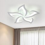 Delipop plafonnier led moderne 60w 6000k lampe de plafond blanc pour salon chambre cuisine salle � manger ...