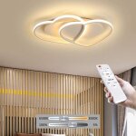 Plafonnier led plafond en forme de coeur pendentif lustre salle de s�jour couloir moderne chambre � coucher ...