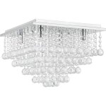 Lux. pro lustre extravagant - veli prisma - (4 x g9 socle)(280 cm x 380 cm x 380 cm) cristal plafonnier ...