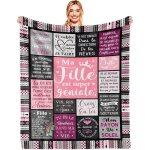 Plaid couverture polaire ma fille cadeau anniversaire fillecadeau 18 ans fillecadeau ado fillecadeau ...