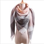 Plaid charpe femme rose