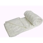 Plaid - ourson - vison blanc - 100% polyester - 130x150cm Plaid - ourson - vison blanc - 100% polyester - 130x150cm