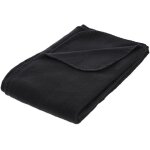 Plaid polaire noir 125x150cm - atmosphera createur dinterieur