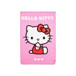 Plaid polaire hello kitty enfant 100�150 cm - couverture polyester rose douce et chaude