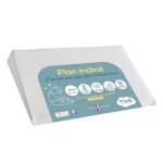 Plan inclin bb p'tit lit pour lit 70x140 cm - ventil - anti - acariens - certifi oeko - tex