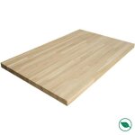 Plan de travail ch�ne massif lamell� coll� about� 2500 x 650 x 38 mm - fsc 100%. forestea dimensions ...